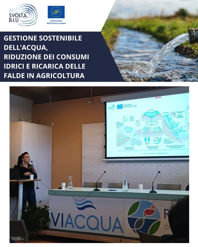 Copertina progetto LIFE SVOLTA BLU: il sistema dei crediti idrici per risparmiare e tutelare l’acqua: azioni di formazione per le aziende